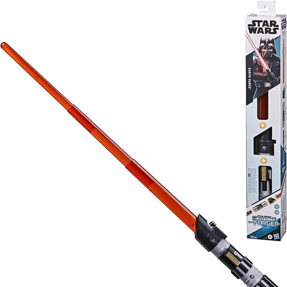 Star Wars Lightsaber Forge Darth Vader Electronic Extendable Red Lightsaber Toy
